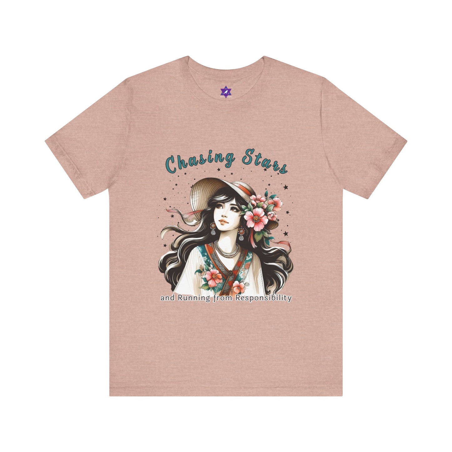 Sagittarius Zodiac Tee – Chasing Stars and Running from Responsibility | Wild, Free-Spirited, Chronically Late