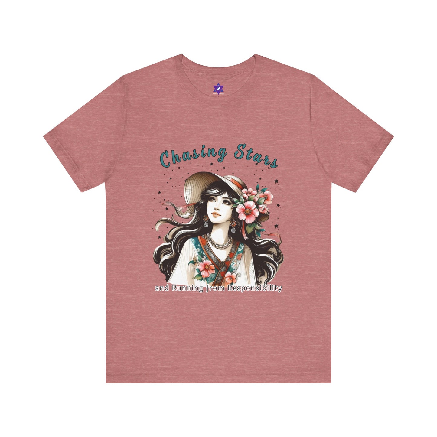Sagittarius Zodiac Tee – Chasing Stars and Running from Responsibility | Wild, Free-Spirited, Chronically Late