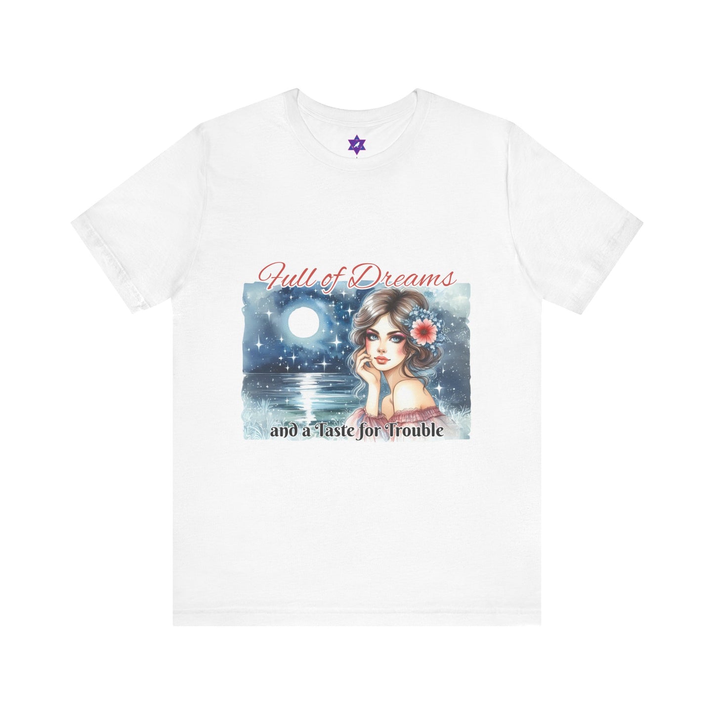 VibeCheck Tee – Full of Dreams and a Taste for Trouble | For Empaths, Artists, and Whimsical Souls