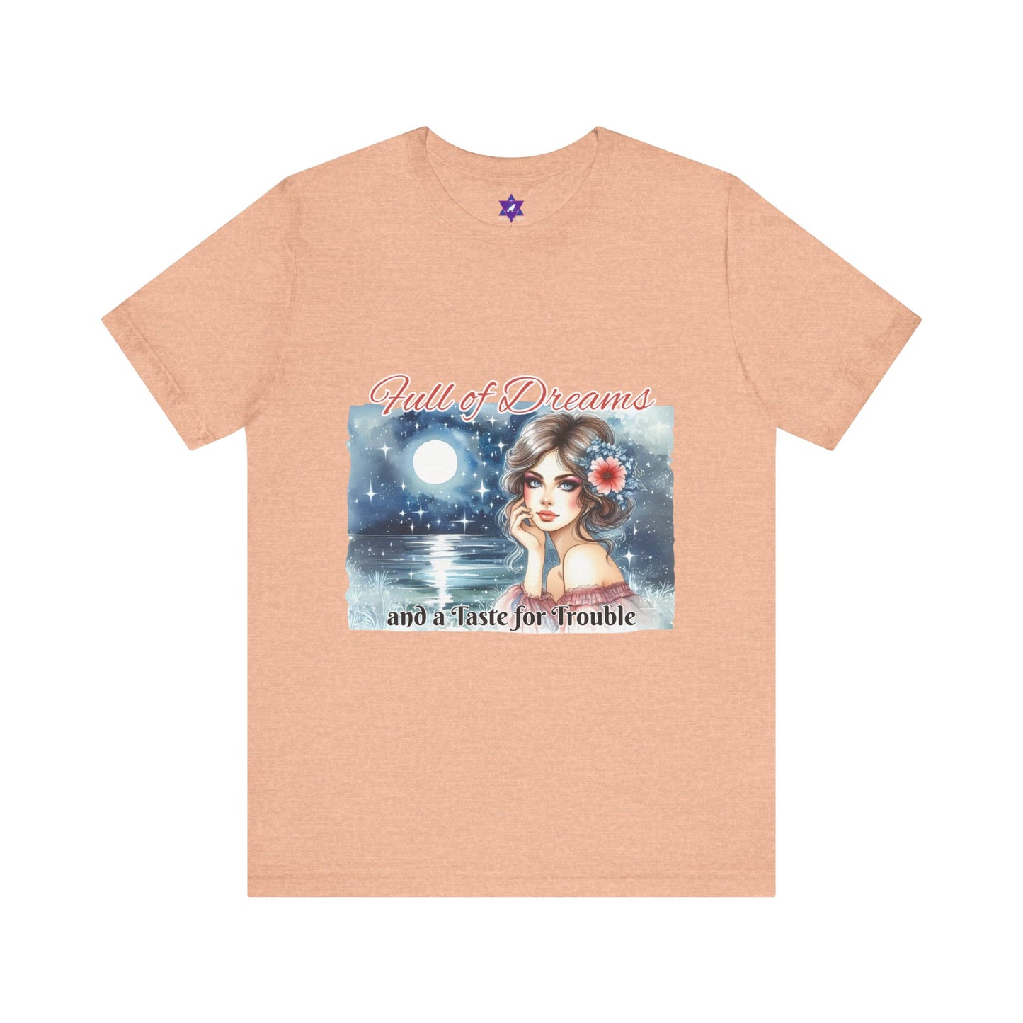 VibeCheck Tee – Full of Dreams and a Taste for Trouble | For Empaths, Artists, and Whimsical Souls