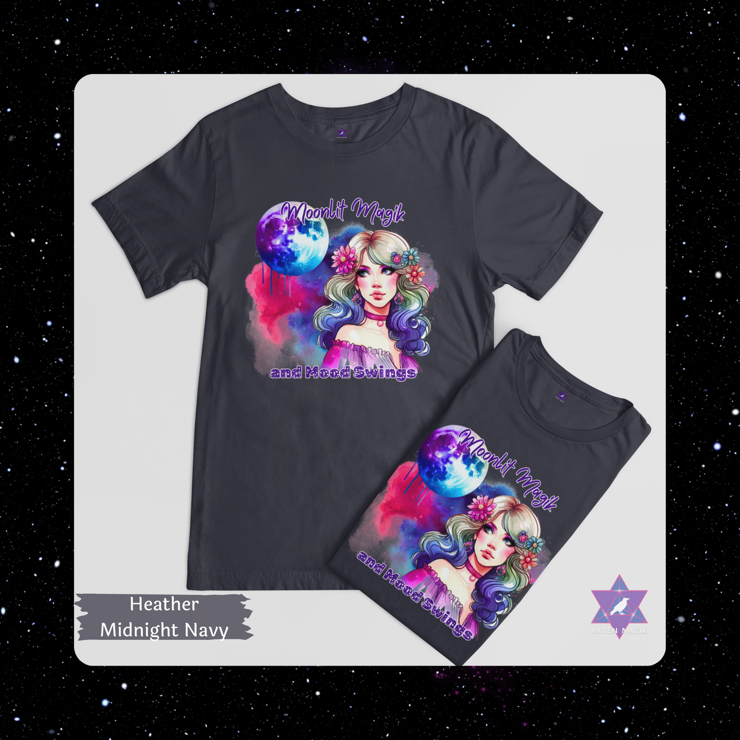 VibeCheck Tee – Moonlit Magik and Mood Swings | Dreamy, Intuitive, Unpredictable