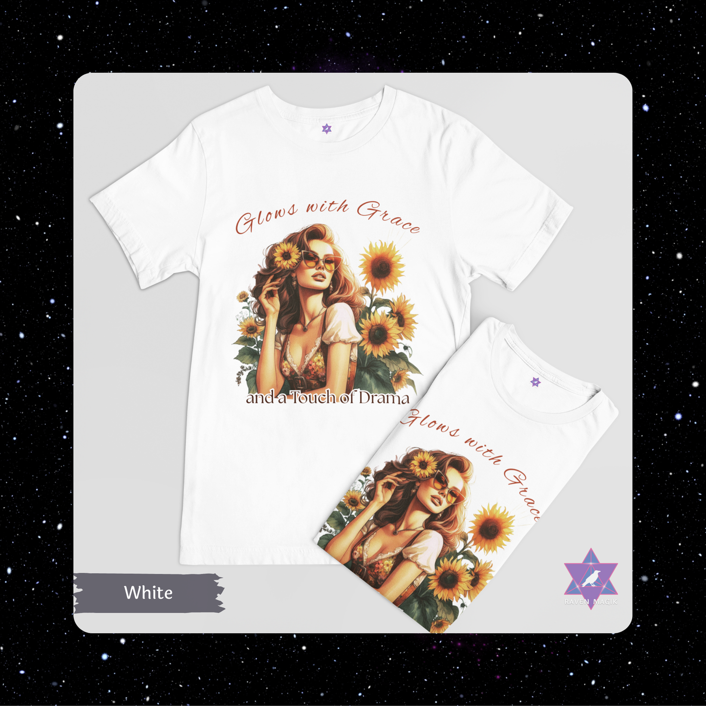 Vibe Check Tee – Glows with Grace and a Touch of Drama | Radiant, Expressive, Magnetic