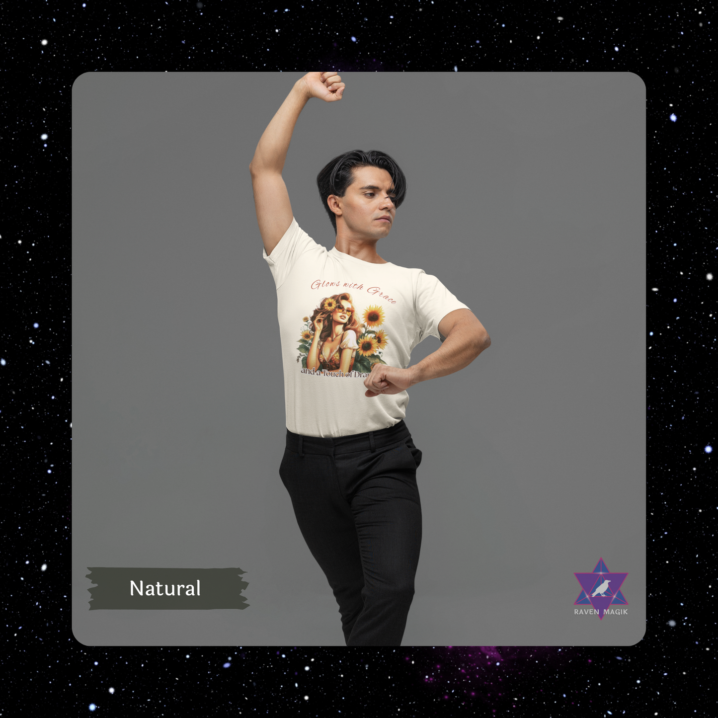 Vibe Check Tee – Glows with Grace and a Touch of Drama | Radiant, Expressive, Magnetic