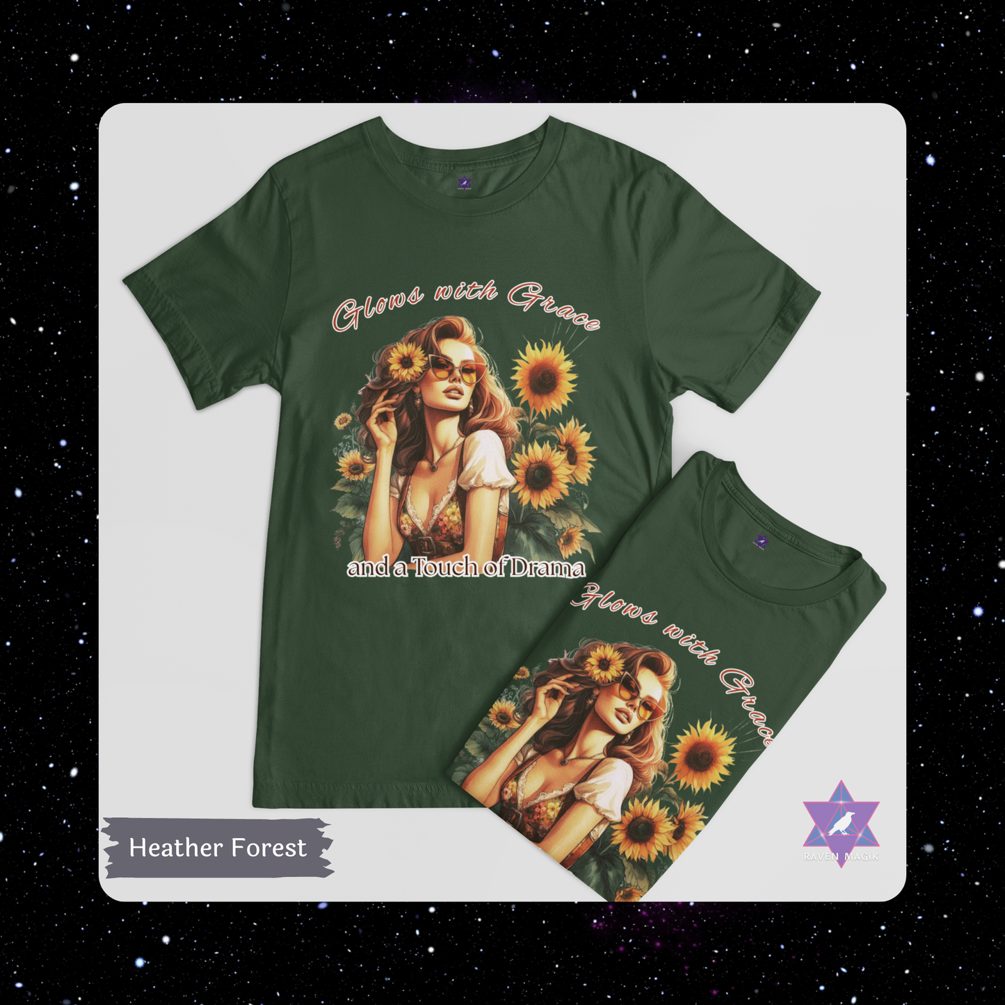 Vibe Check Tee – Glows with Grace and a Touch of Drama | Radiant, Expressive, Magnetic