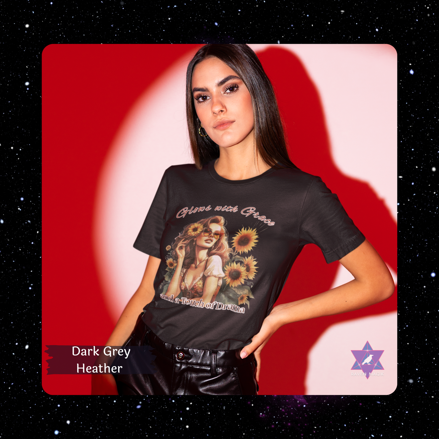 Vibe Check Tee – Glows with Grace and a Touch of Drama | Radiant, Expressive, Magnetic