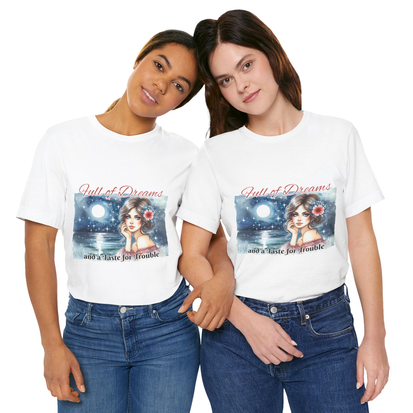 VibeCheck Tee – Full of Dreams and a Taste for Trouble | For Empaths, Artists, and Whimsical Souls
