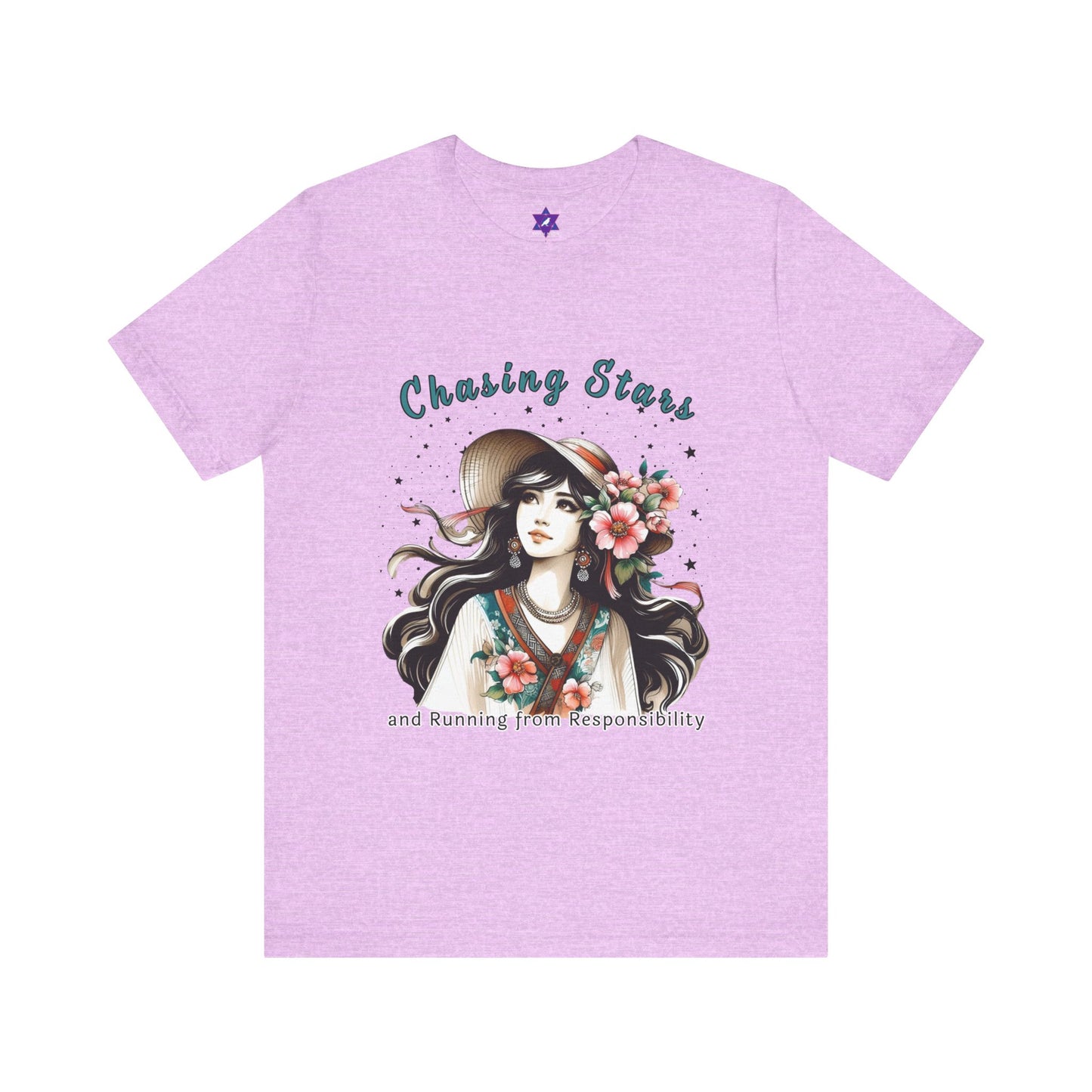 Sagittarius Zodiac Tee – Chasing Stars and Running from Responsibility | Wild, Free-Spirited, Chronically Late
