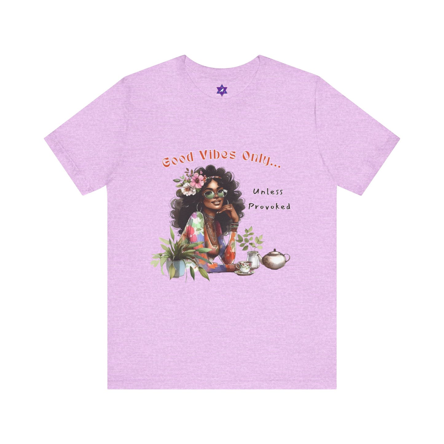 VibeCheck Tee – Good Vibes Only… Unless Provoked | Charming, Sharp, Unpredictable