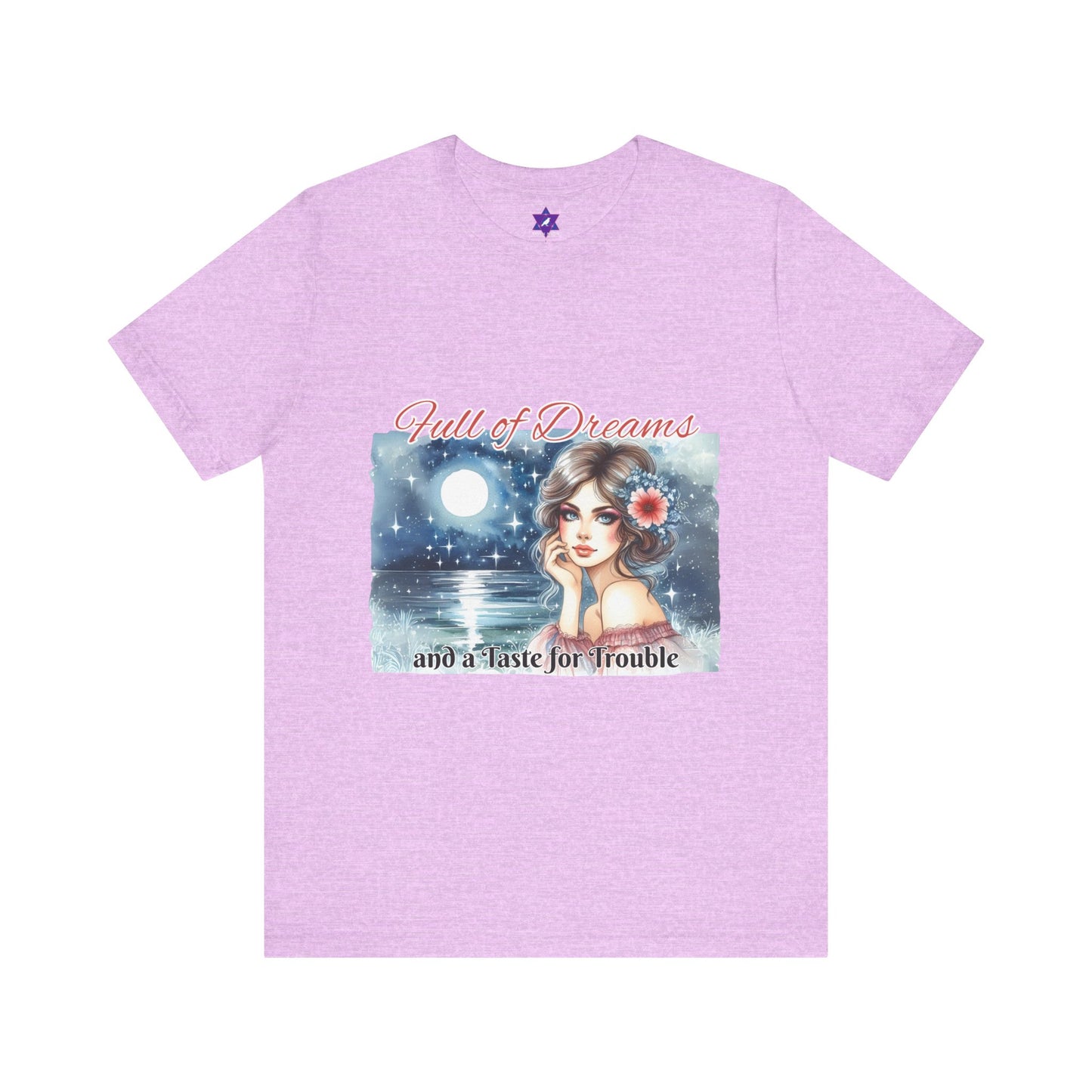 VibeCheck Tee – Full of Dreams and a Taste for Trouble | For Empaths, Artists, and Whimsical Souls