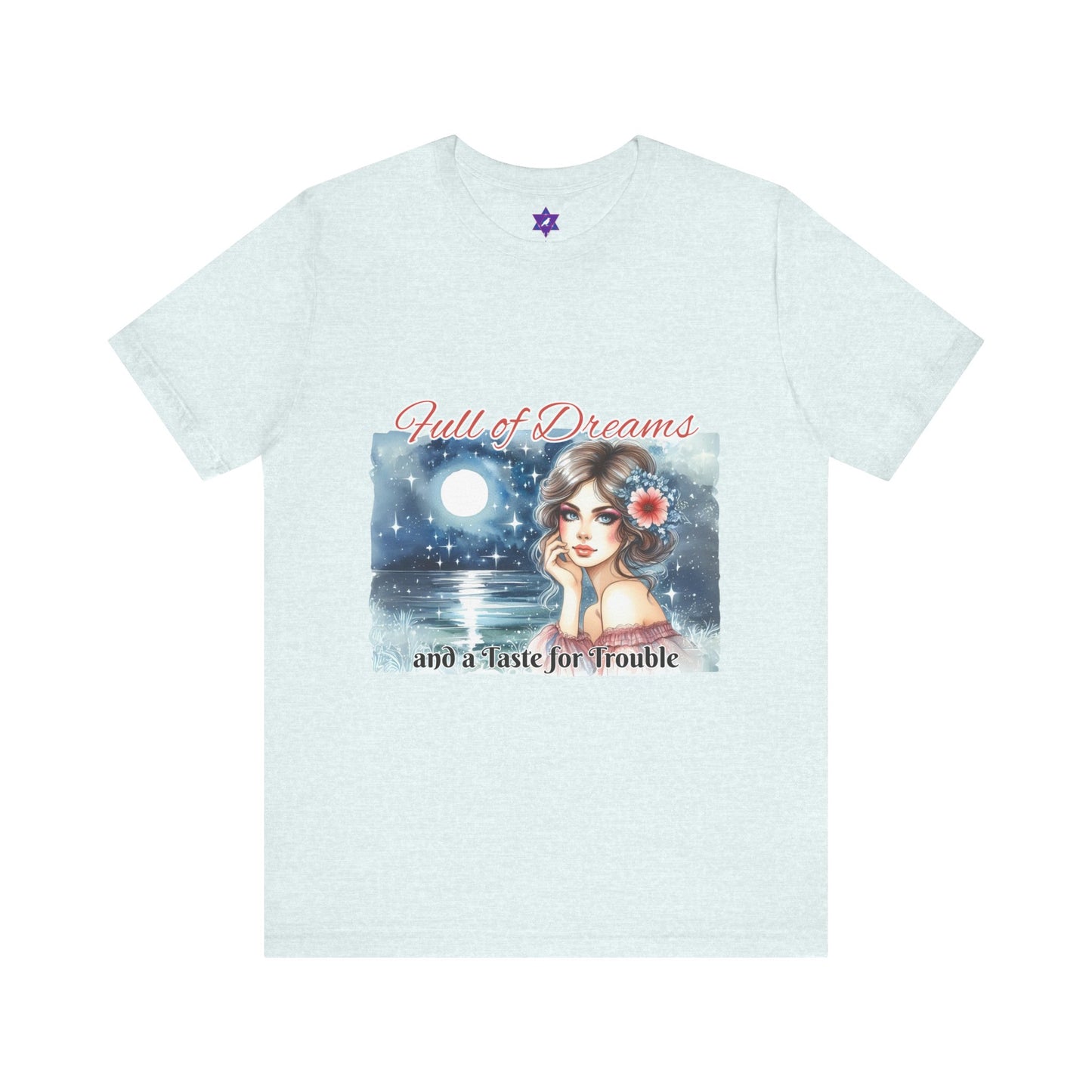 VibeCheck Tee – Full of Dreams and a Taste for Trouble | For Empaths, Artists, and Whimsical Souls