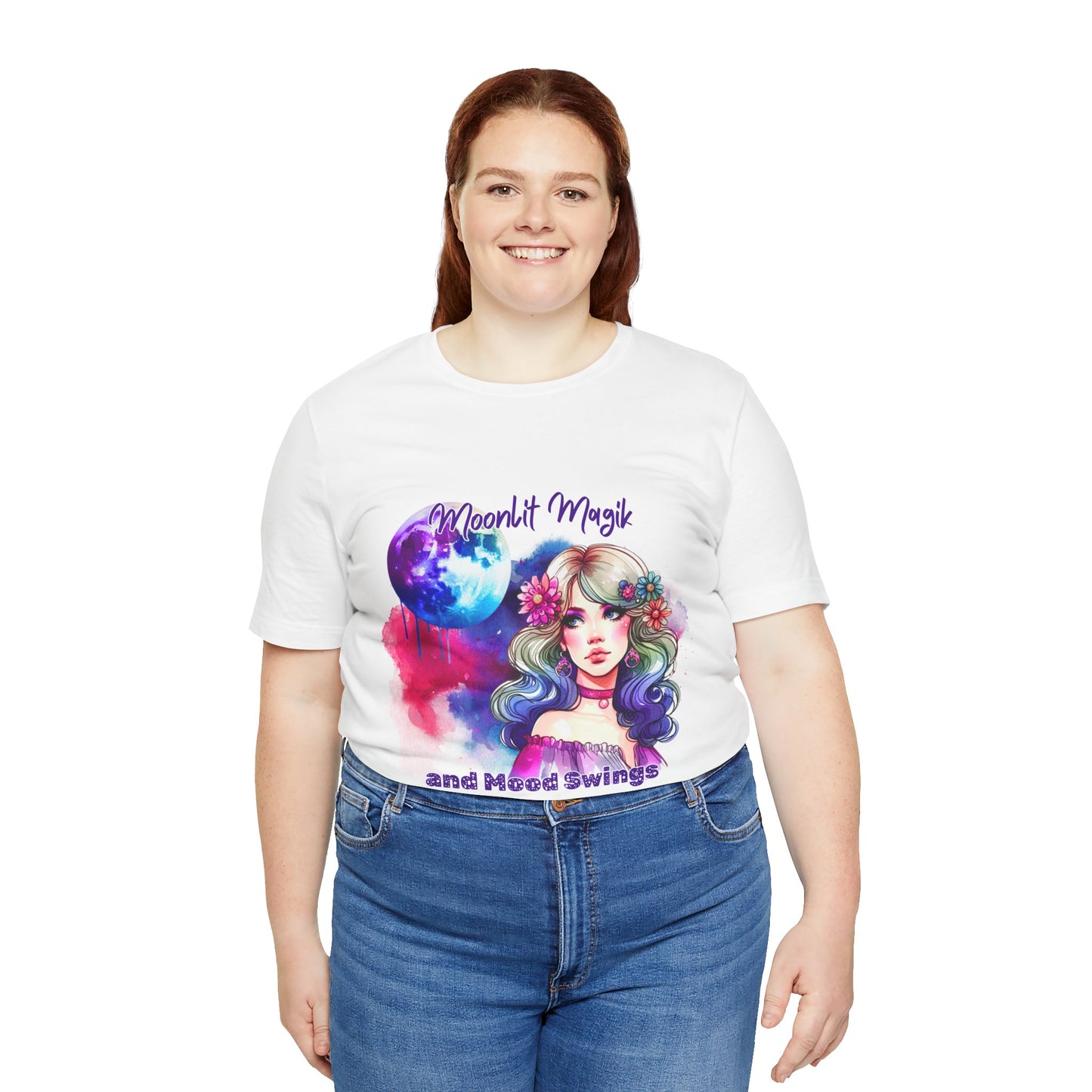 VibeCheck Tee – Moonlit Magik and Mood Swings | Dreamy, Intuitive, Unpredictable