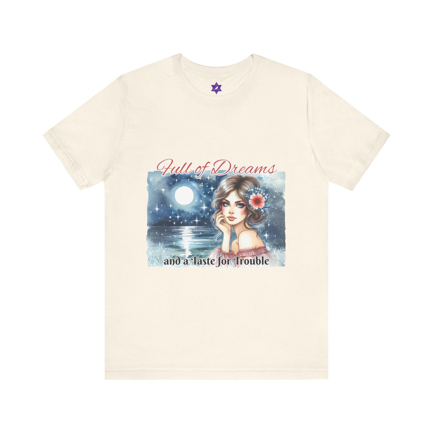 VibeCheck Tee – Full of Dreams and a Taste for Trouble | For Empaths, Artists, and Whimsical Souls