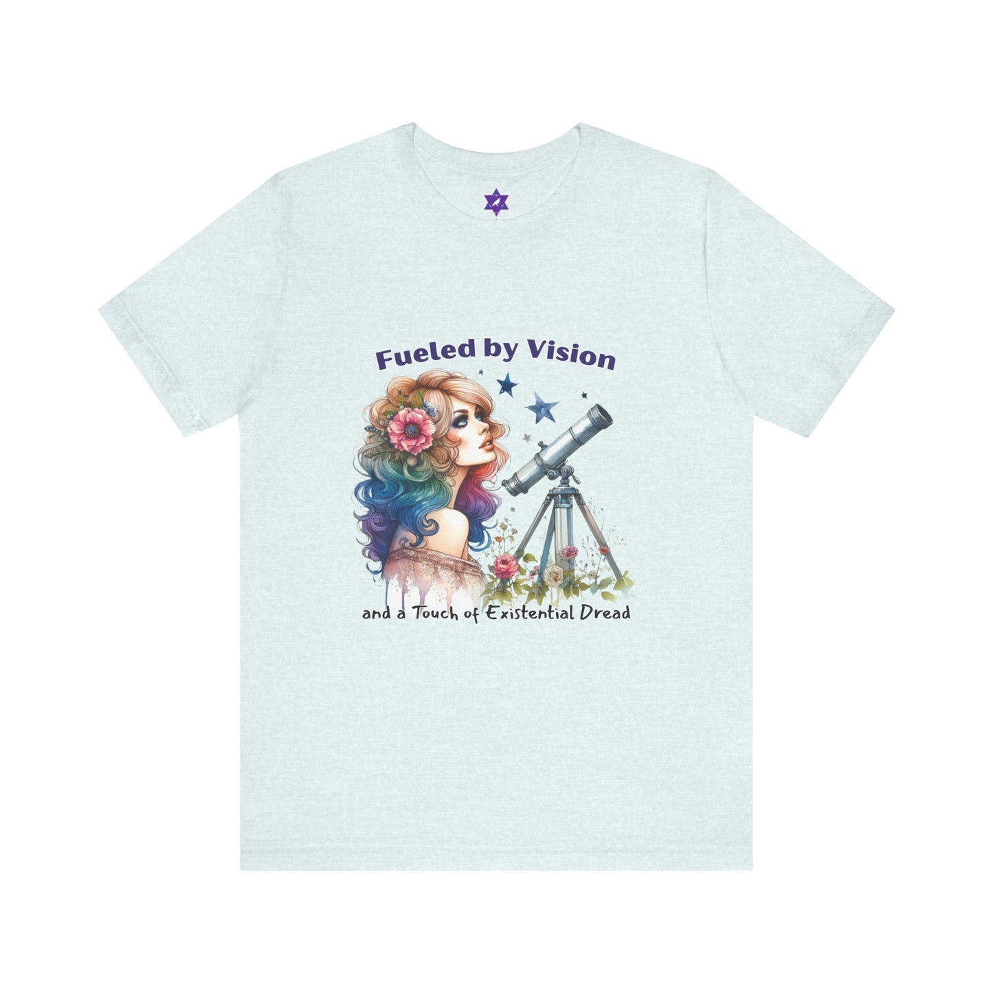 VibeCheck Tee – Fueled by Vision and Existential Dread | Innovative, Ironic, Unavailable