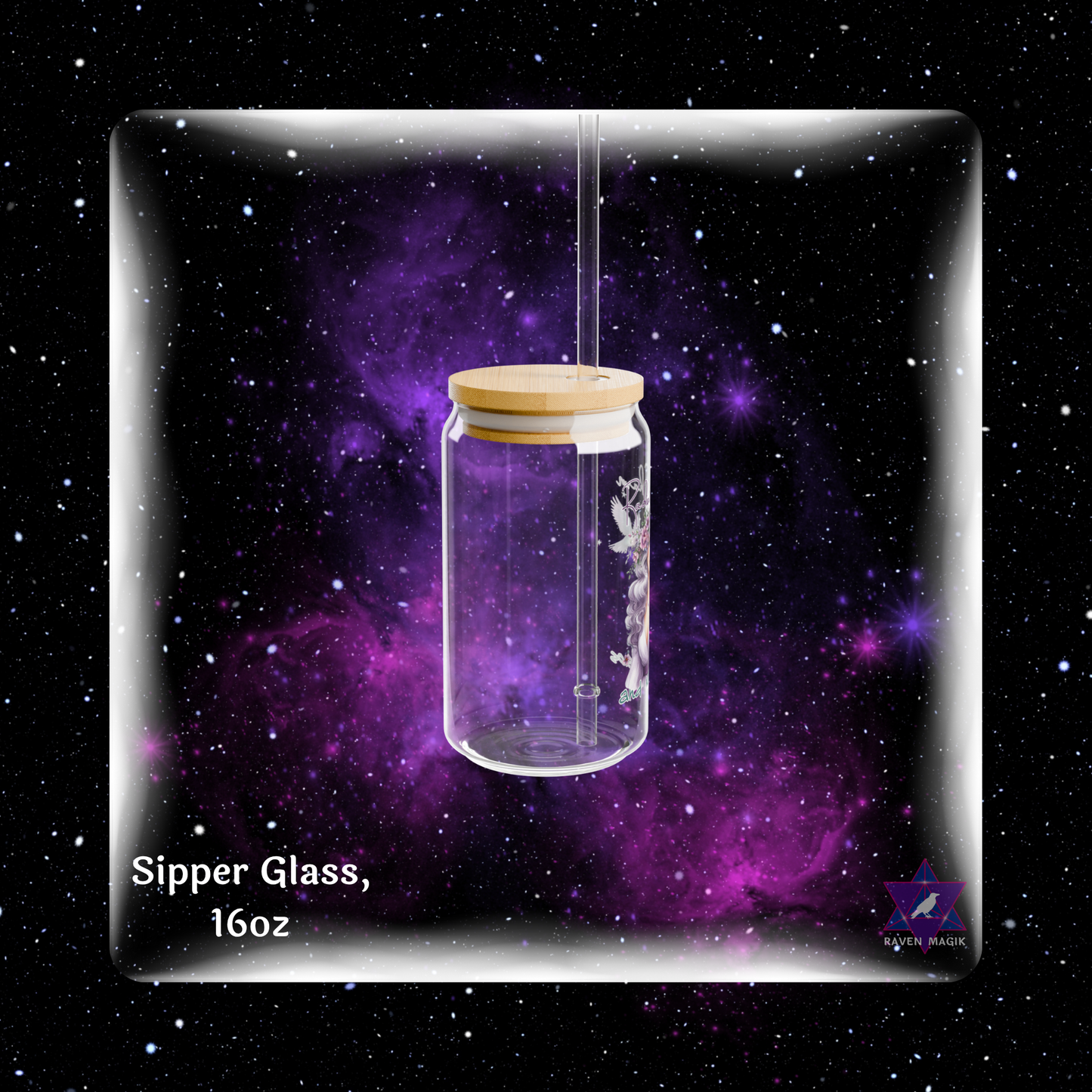 Radiates Charm - Sipper Glass, 16oz