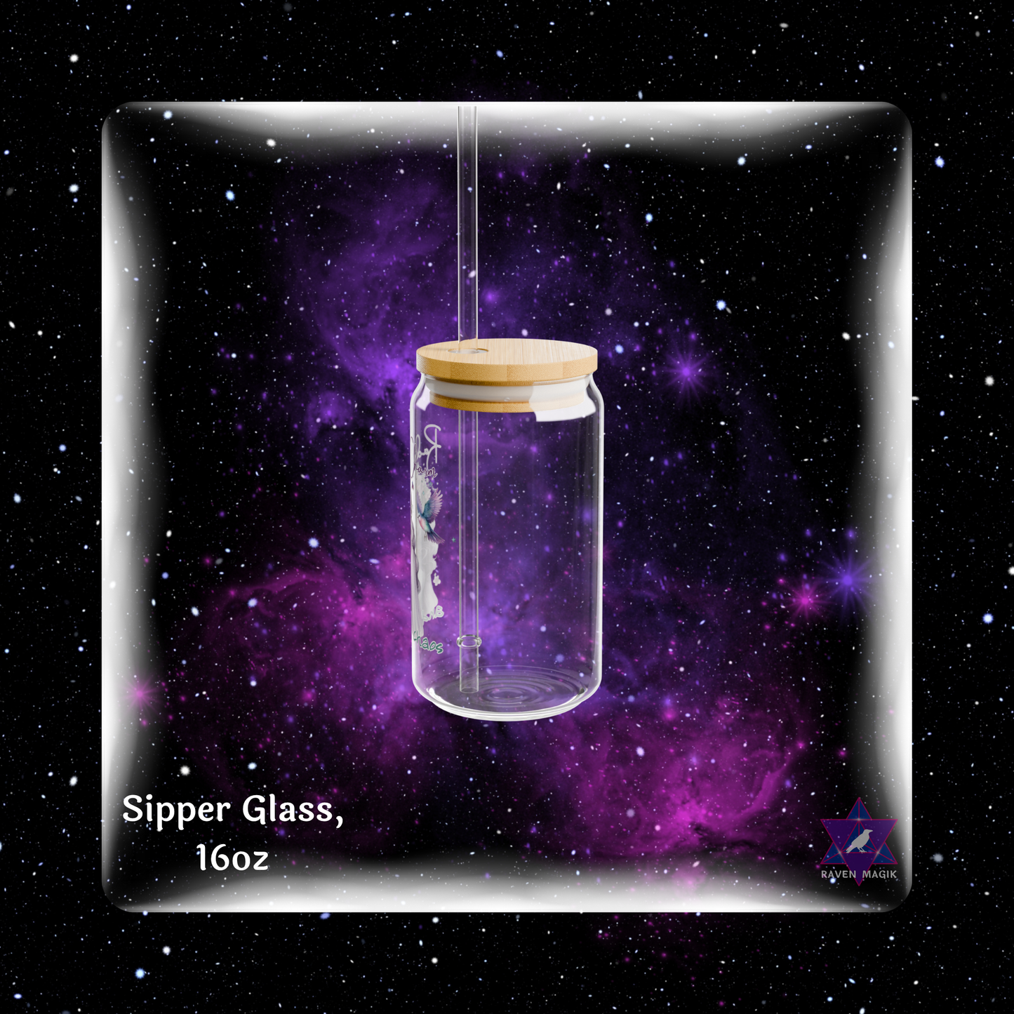 Radiates Charm - Sipper Glass, 16oz