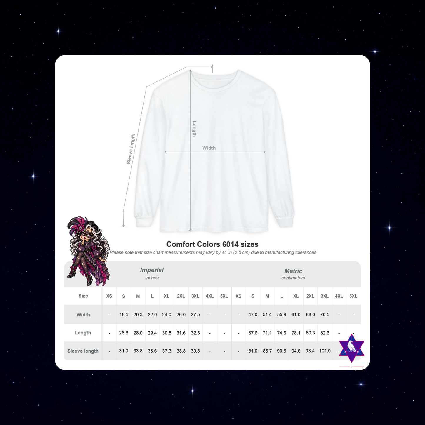 Virgo Long Sleeve | Alchemy After Dark