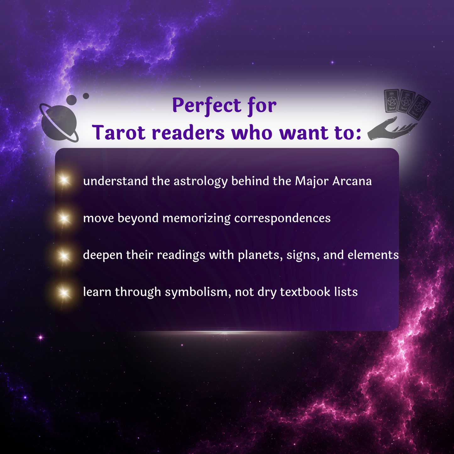 The Hidden Astrology of the Tarot: Major Arcana Foundations
