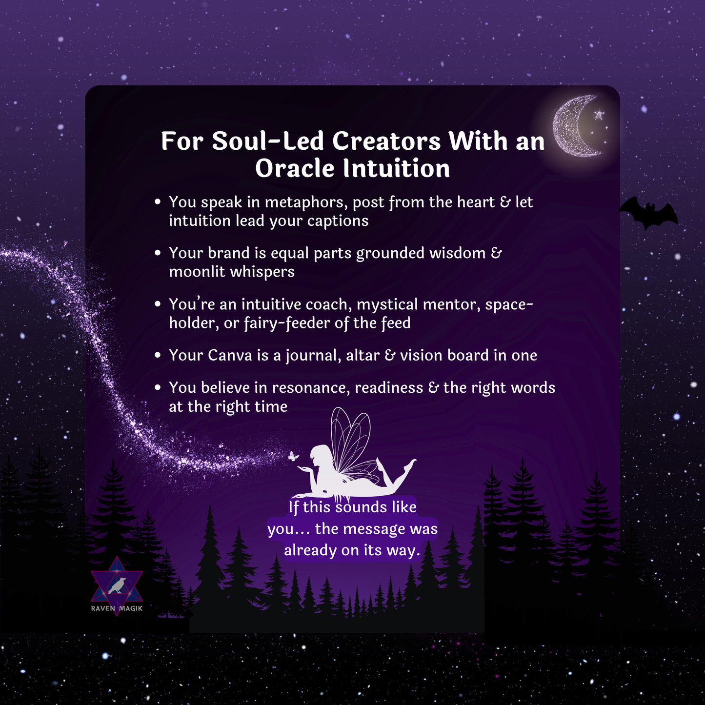 🔮 Oracle Prompt Canva Templates – 75 Spiritual Content Posts for Instagram