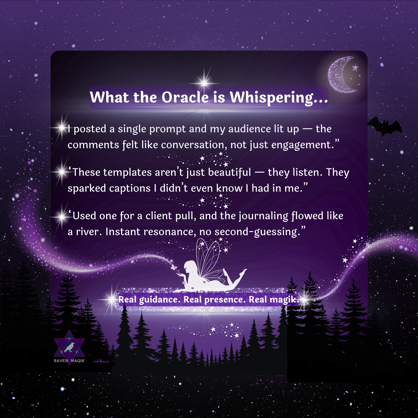 🔮 Oracle Prompt Canva Templates – 75 Spiritual Content Posts for Instagram