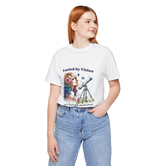 VibeCheck Tee – Fueled by Vision and Existential Dread | Innovative, Ironic, Unavailable