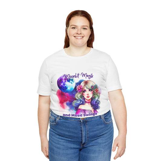 VibeCheck Tee – Moonlit Magik and Mood Swings | Dreamy, Intuitive, Unpredictable